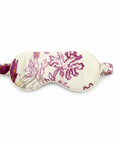 Silk Sleep Mask — Sea Moss Print | 100% Mulberry Silk